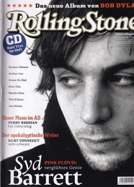 Rolling Stone 2006-09 September - Ausgabe 143 - Bob Dylan, Pink Floyd, Scissor Sisters - mit CD