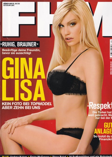 FHM - FOR HIM MAGAZINE - 2009-06 Juni - Andrea Kaiser, Gina-Lisa Lohfink, Diora Baird