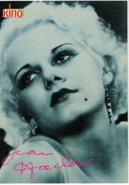 Kino-Autogrammkarte - Jean Harlow