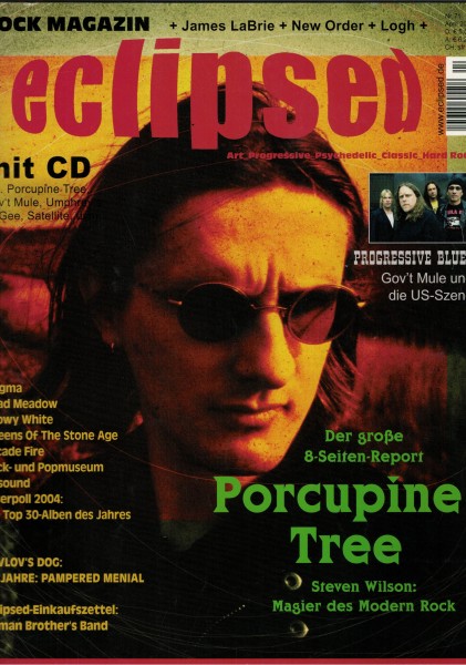 eclipsed Rock Magazin Nr. 071, 04-2005, mit CD, Porcupine Tree, Christian Vander, James LaBrie