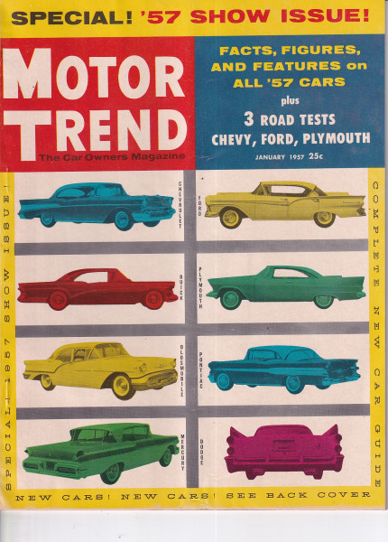 Motor Trend - 1957 January