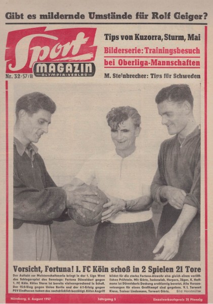 Sport Magazin - 1957 32 B - 08.08.1957