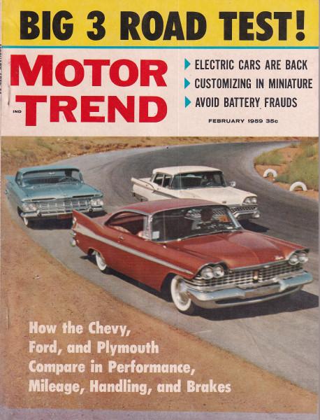 Motor Trend - 1959 February