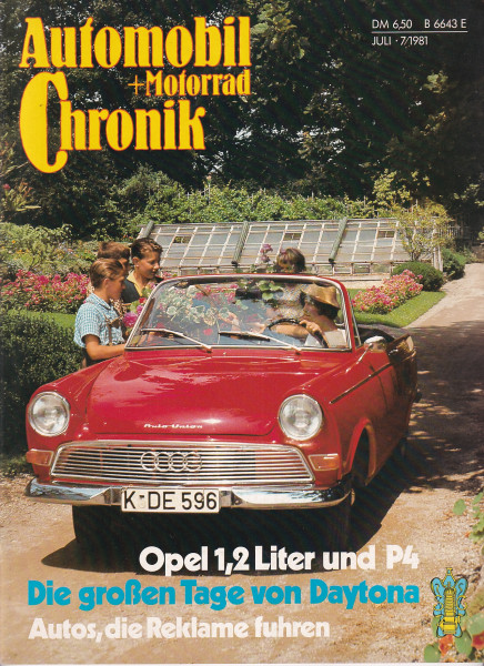 Automobil und Motorrad Chronik - 1981 - Juli