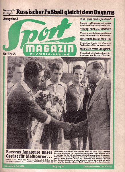 Sport Magazin - 1955 27 A - 04. Juli 1955