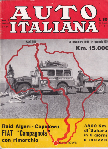 Auto Italiana - 1952 - Nr. 1