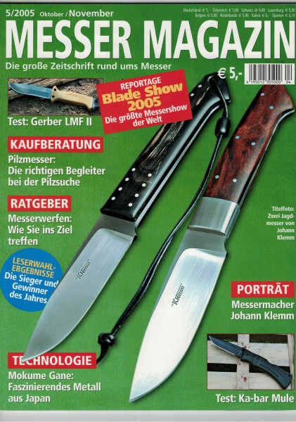 Messer Magazin, 2005/05, Oktober/November