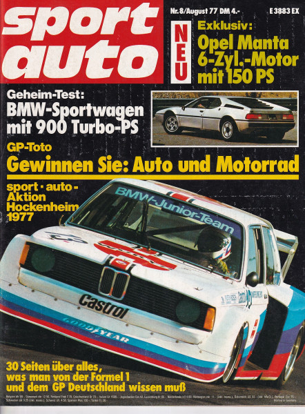 sport auto - 1977 August