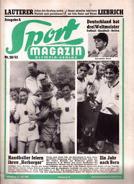 Sport Magazin - 1955 28 A - 11. Juli 1955