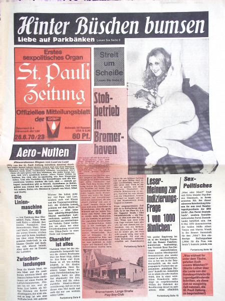 St. Pauli Zeitung - 26.06.1970 - Nr. 23