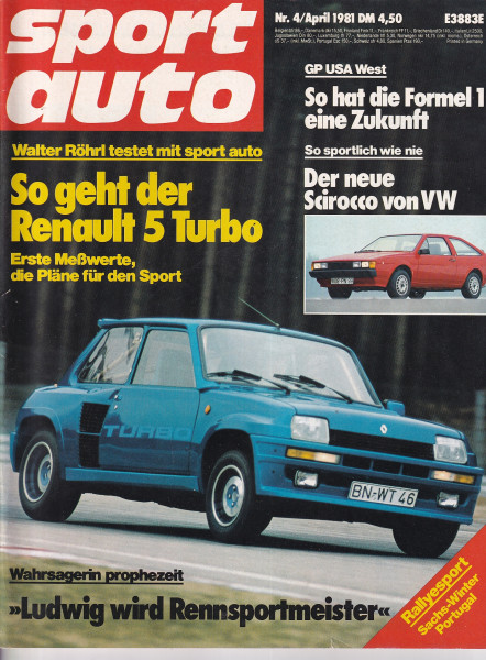 sport auto - 1981 April