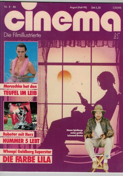 Cinema Zeitschrift, Heft Nr. 099, August 1986, Teufel im Leib, Die Farbe Lila, Nummer 5 lebt