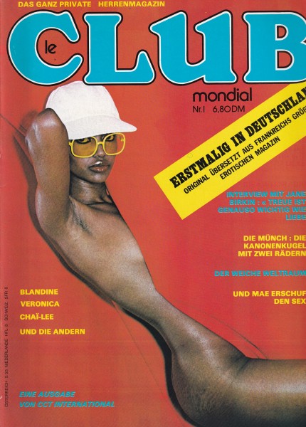 Le Club Mondial - Sex Magazin - 1977 - Nr. 1 - Erstausgabe