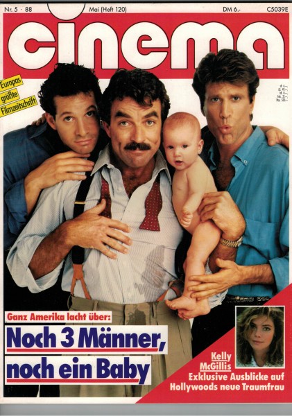 Cinema Zeitschrift, Heft Nr. 120, Mai 1988, Kelly McGillis, Noch 3 Männer noch ein Baby