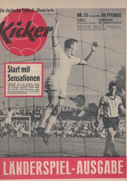 Kicker - 1964 Nr. 23 - 08. Juni 1964