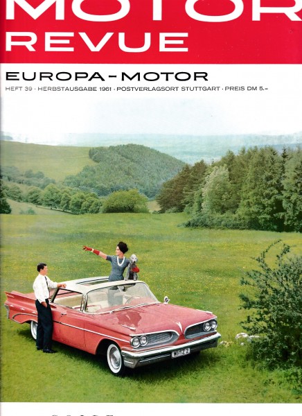 Motor Revue - Heft 39 - Herbst 1961 - Isotta Fraschini