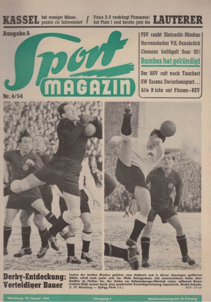 Sport Magazin - 1954 04 A - 25. Januar 1954