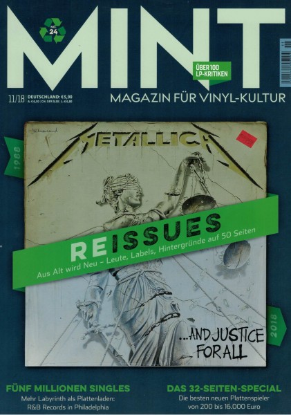 MINT - Magazin für VINYL-Kultur 2018-11 Heft Nr. 24
