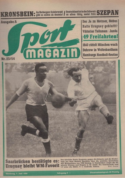 Sport Magazin - 1954 23 A - 07. Juni 1954