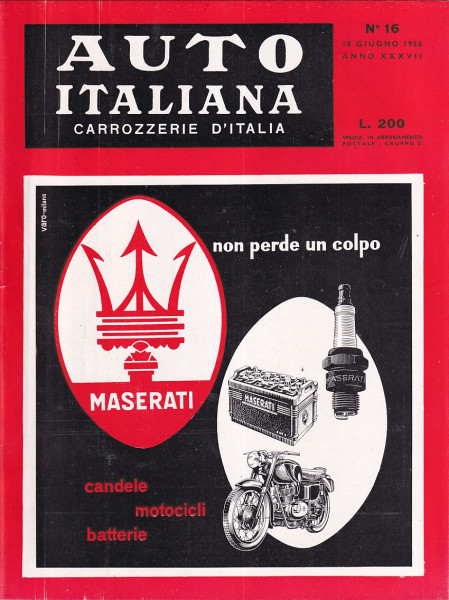 Auto Italiana - 1956 - Nr. 16