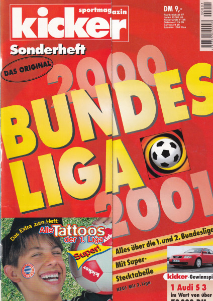 Kicker Sonderheft Bundesliga 2000/01