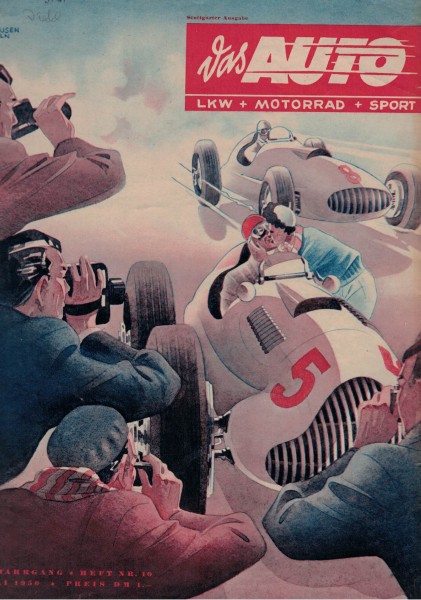 Das Auto - LKW + Motorrad + Sport - 1950 Heft 10