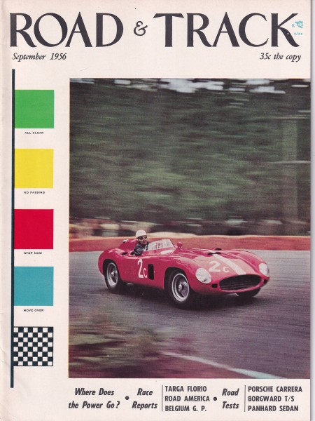 Road & Track - 1956 September - Porsche Carrera Coupe, Lagonda Six, Lagonda V-12 Rapide, Borgward TS