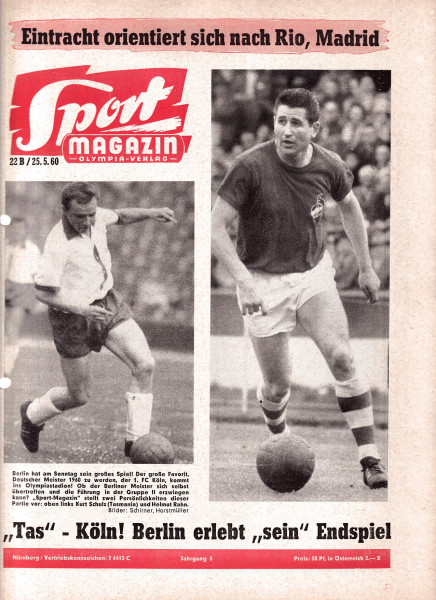 Sport Magazin - 1960 22 B - 25. Mai 1960