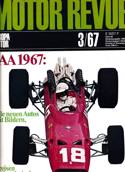 Motor Revue - Heft 63 - Herbst 1967 -