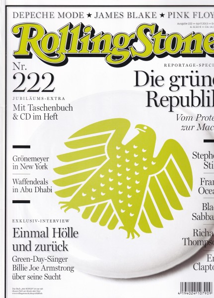 Rolling Stone 2013-04 April - Ausgabe 222 - Depeche Mode, James Blake, Pink Floyd - mit CD