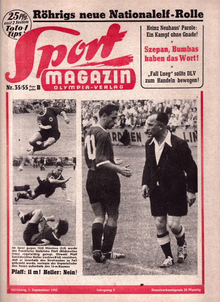 Sport Magazin - 1955 35 B - 01. September 1955