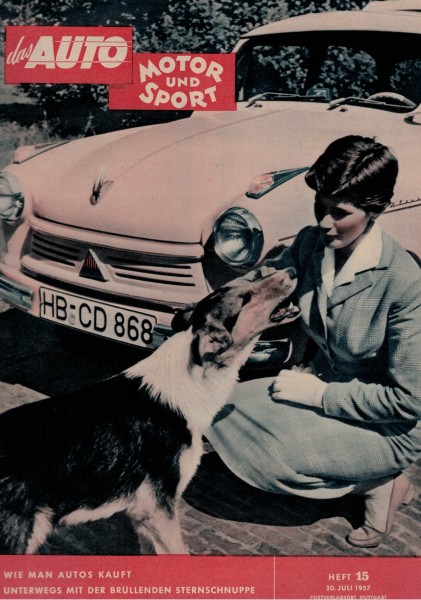 Auto Motor und Sport 1957 Heft 15 - 20.07.1957 - Verschwundener Name Cord