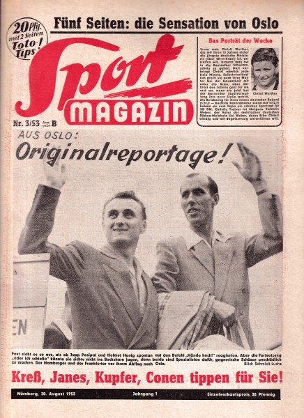 Sport Magazin - 1953 03 B - 20. August 1953