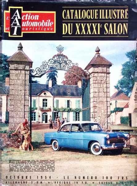 L´Action, Automobile et Touristique - Octobre 1954