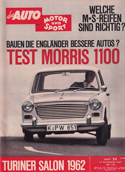 Auto Motor und Sport 1962 Heft 24-17.11.1962