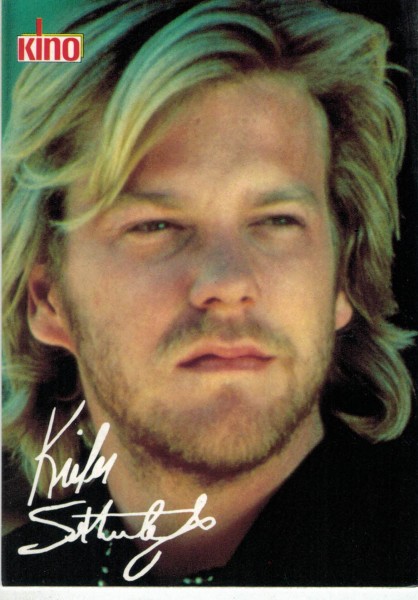 Kino-Autogrammkarte - Kiefer Sutherland