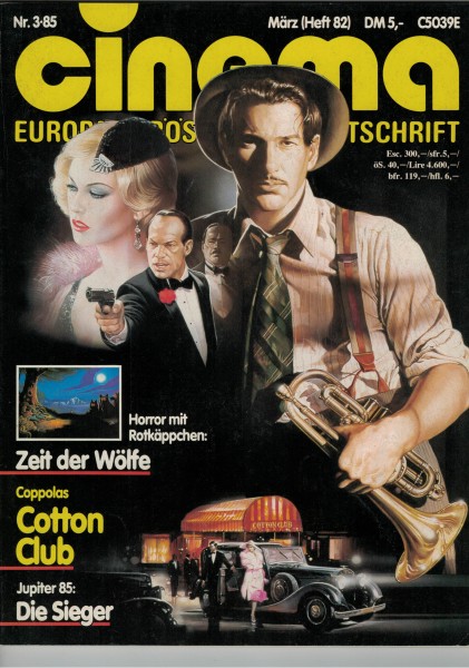 Cinema Zeitschrift, Heft Nr. 082, März 1985, Zeit der Wölfe, Cotton Club