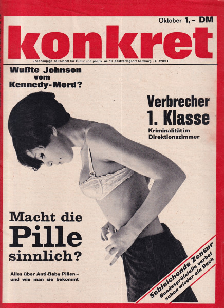 Konkret - Zeitschrift für Kultur und Politik - Oktober 1966