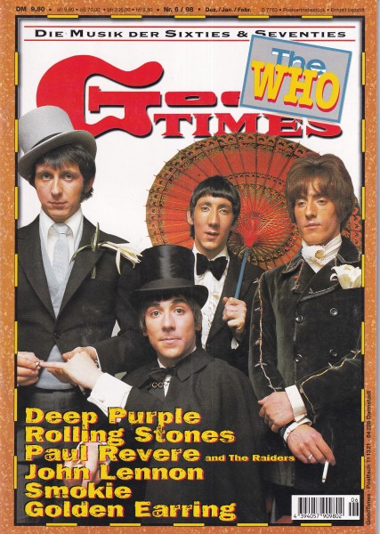 Good Times Ausgabe Nr. 37 - 1998/6 - Deep Purple, The Who, Rolling Stones, John Lennon