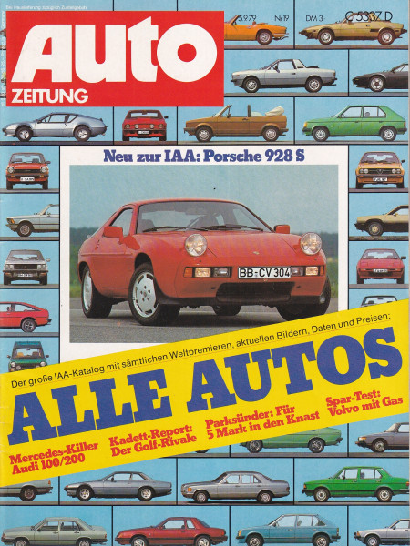 Auto Zeitung 1979 Heft 19 - 05.09.1979 - Porsche 928 S