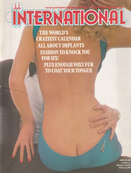 Club International - Sex Magazin - 1978 - Volume Seven-Number Eight