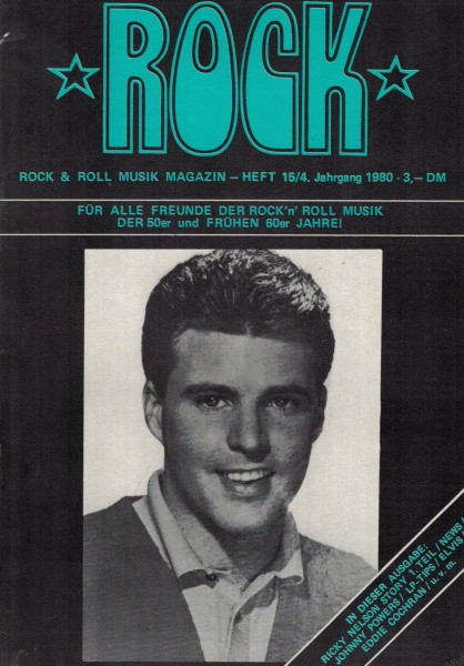 Rock & Roll Musik Magazin - Heft 15 - 1980 - Dolly Parton, Eddie Cochran, Ricky Nelson, Johnny Storm