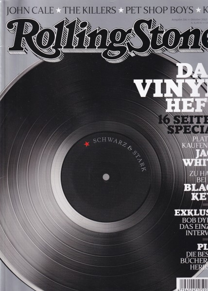Rolling Stone 2012-10 Oktober - Ausgabe 216 - Black Keys, Bob Dylan, Jack White - mit CD