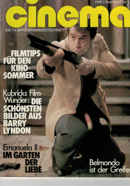 Cinema Zeitschrift, Heft 001, Test-Heft, Mai/Juni 1976