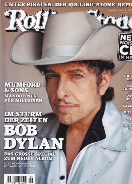 Rolling Stone 2012-09 September - Ausgabe 215 - Bob Dylan, Grizzly Bear, Mark Knopfler - mit CD