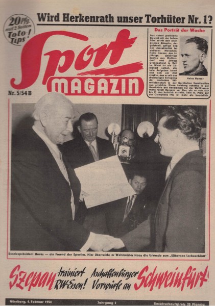 Sport Magazin - 1954 05 B - 04. Februar 1954