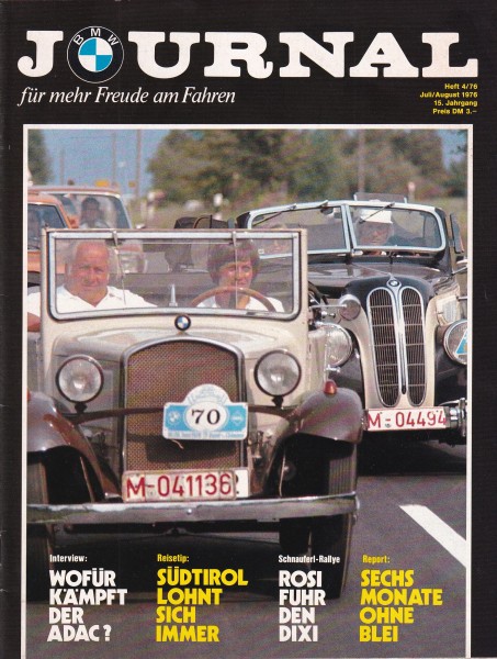BMW Journal - 1976 Juli/August - Heft 4