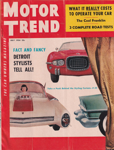 Motor Trend - 1954 July