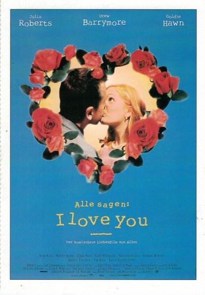 Cinema Filmkarte "Alle sagen I Love You"