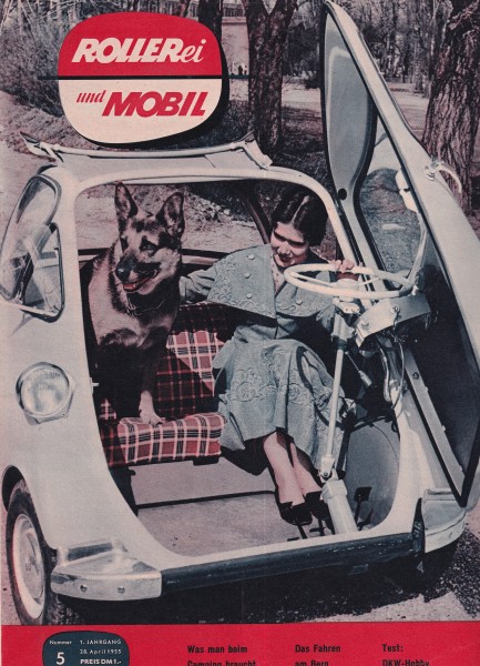 ROLLERei und MOBIL - 1955 - 28.04.1955 - Nr. 5 - DKW Hobby, BMW Isetta
